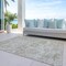 Homeroots 3' X 5' Ivory Brown And Gray Damask Washable Indoor Outdoor Area Rug 603761 - alternate 8