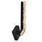 Cwi Lighting Contour Integrated LED 19in Sand Black Indoor-Outdoor Wall Light with Handcrafted Glass 1724W19-1-101-A - alternate 8