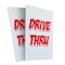 Signmission Drive-thru, Plastic Signs Only 24 Inch x 36 Inch, Corrugated Plastic, 2PK CSB-2436-2PACK-Drive-thru - alternate 1