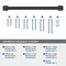 Amerock Surpass 12 inch 305mm Center-to-Center Oil-Rubbed Bronze Appliance Pull BP55523ORB - alternate 3