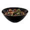 Smarty Had A Party 32 oz Black with Gold Rim Organic Round Disposable Plastic Bowls 60 Bowls, 60PK 9332BG-CASE - alternate 9