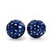 Homeroots Set of Two Blue Aluminum Hand Painted Decorative Orbs, 2PK 722454 - alternate 5