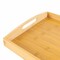 Happimess Elora Set of 2 Handcrafted Nesting Bamboo Breakfast Trays with Handles, Natural TRY5001A-2SET - alternate 5