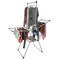 Home-Complete Clothes Drying Rack 2-Level Laundry Drying Rack with 24 Rails, Hanging Bar, 2 Adjustable Wings 82-CRAF16-PLTM - alternate 8