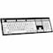 Logickeyboards BRAILLE/LARGE BLK ON WHT PC US LKB-BRALPBW-BJPU-US - alternate 4