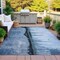 Homeroots 9' X 12' Blue And Charcoal Abstract Washable Indoor Outdoor Area Rug 630469 - alternate 5