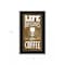 Homeroots Life Begins After Coffee 3 Black Framed Print Wall Art 408140 - alternate 3