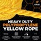 Xpose Safety 3/8in x 1200 ft Twisted Polypropylene Rope, Yellow, 6PK YPR38-1200-6-X - alternate 5
