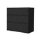 Homeroots 34" Black Three Drawer Dresser 544038 - alternate 7