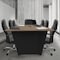 Regency Rectangle Conference Tables, 120 in W, 48 in L, 29 in H, Wood Top, Noble Oak ACT12048NOBK - alternate 6