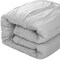 Homeroots Gray King Polyester 180 Thread Count Washable Down Comforter Set 528963 - alternate 6