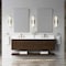 James Martin Vanities Allamari 72" Double Vanity, Sable w/ 3 CM White Zeus Silestone Top D640-V72-SBL-WWZ - alternate 10