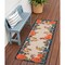 Homeroots 6' Red Beige Blue Orange And Red Floral Indoor Outdoor Runner Rug 564013 - alternate 7