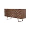 Homeroots 71in Natural Brown Solid Wood Sideboard with Four Doors 283028 - alternate 4