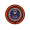 Holland Bar Stool University of Virginia 15 Double Neon Wall Clock Clk15BK - alternate 1