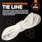 Xpose Safety White Trickline Rope, 1/8 in x 300 ft, Heavy Duty, Theatre, Stage, Rigging & Utility Use WTL-300-X - alternate 7