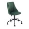 Homeroots Green and Black Adjustable Height Swivel Rolling Office Chair 568087 - alternate 7