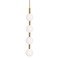 Afx Baroque - LED Pendant - 42in - Light Antique Brass BRQP42LAJUDLB - alternate 6