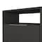 Homeroots 22" Black Wood Nightstand 543640 - alternate 7