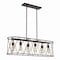 Jonathan Y Marion 37.75" 6-Light Adjustable Iron Farmhouse Rustic LED Dimmable Pendant, Oil Rubbed Bronze JYL7505A - alternate 15