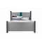 Global Furniture Usa Contemporary Logan Silver Full Bed With Led And Speakers 7404 - alternate 1