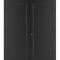 Vdomdoors Front Exterior Prehung Metal-Plastic Double Doors / MANUX 8111 Matte Black / Office Commercial and MANUX8111DEXD-BLK-LH-W72xH80 - alternate 1