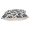Homeroots 22" Beige and Indigo Floral Cotton Throw Pillow With Embroidery 529230 - alternate 4