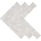 Daltile Eclessia Marble Natural Stone Double Herringbone Mosaic Polished, 7.50 SQFT Per Carton, 10PK M344DBLHERRMSPL - alternate 1