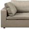 Homeroots 86in Cream and Brown Cotton Blend Loveseat 720473 - alternate 9
