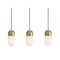 Afx Irvine 3-Light Linear Pendant, 120V, 45W, 5 CCT, Light Brass IRVP05LAJUDLBLNR3 - alternate 1