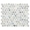 Andova Tiles Estavo Grey 3/4-in. Penny Round Stone Inspired Matte Porcelain Floor & Wall Mosaic Tile ANDESTA1253 - alternate 1