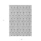 Homeroots 5' X 8' Silver And Gray Geometric Washable Indoor Outdoor Area Rug 595770 - alternate 8