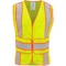 Ironwear Breakaway Safety Vest Class 2 w/ Wraparound Hook & Loop Closure, Lime/2X-Large-5X-Large 1290-L-2XL-4XL - alternate 1