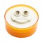 Grote Lighting 3-Diode LED Clearance Marker Light - 2in Round Amber, 12V, White Housing, Bracket Mount MKR4500YPG - alternate 3