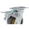 Vestil Rubber Swivel With Total Brake Caster 5 In. Diameter x 2 In. Width 661 lb Dark Gray/Gold CST-KSM-5X2MR-SWTB - alternate 11