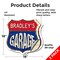 Signmission Bradley's Garage, 18 inch X 18 inch, Vinyl Decal, 2PK SHI-D-2PACK-18-383-BRADLEY - alternate 4