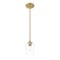 Z-Lite Joliet Burnished Brass 1 Light Pendant 473MP-BBR - alternate 5