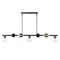 Jonathan Y Luca Parisian 53" 7-Light Modern Glam Iron Globe Linear LED Pendant, Black/Clear JYL7573B - alternate 8