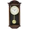 Bedford Clock Collection George 22 Inch Chestnut Wood Chiming Pendulum Wall Clock BED-GEORGE - alternate 1
