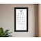 Homeroots Eye Chart II 1 Black Framed Print Wall Art 405341 - alternate 4