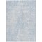 Homeroots 9' X 12' Denim Blue Ivory And Gray Geometric Washable Indoor Outdoor Area Rug 577743 - alternate 9