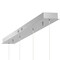 Jonathan Y Elyse Teardrop 47" 4-Light Modern Mid-Century Iron/Acrylic Integrated Linear LED Pendant, Chrome/Whit JYL7122A - alternate 18