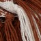 Homeroots Burnt Orange Woven Cotton Striped Throw Blanket 478679 - alternate 6