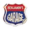 Signmission Benjamin's Garage, 12 inch X 12 inch, Vinyl Decal, 2PK SHI-D-2PACK-12-383-BENJAMIN - alternate 1