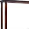 Homeroots 10in Dark Brown And Clear Glass Standard Display Stand 364373 - alternate 8