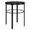 Homeroots 24" Black Wood And Steel Round End Table 544228 - alternate 6