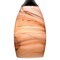 Vaxcel Milano Bronze Mini Pendant Ceiling Light Amber Swirl Glass P0173 - alternate 4