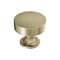 Amerock Everett 1-5/16 inch 33mm Diameter Golden Champagne Cabinet Knob BP37102BBZ - alternate 1