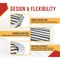 Mytee Products Upper Intake Grille Air Vent for 2002-2018 Freightliner M2 100 Semi Truck, 2PK GRILLE-AIV-M2-0218x2 - alternate 5