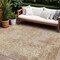 Homeroots 10' X 14' Copper And Beige Abstract Washable Indoor Outdoor Area Rug 605547 - alternate 1